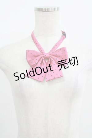 画像: PEACE NOW / リボンタイ  ピンク/ドット H-25-05-14-044-PU-ZA-KB-ZH