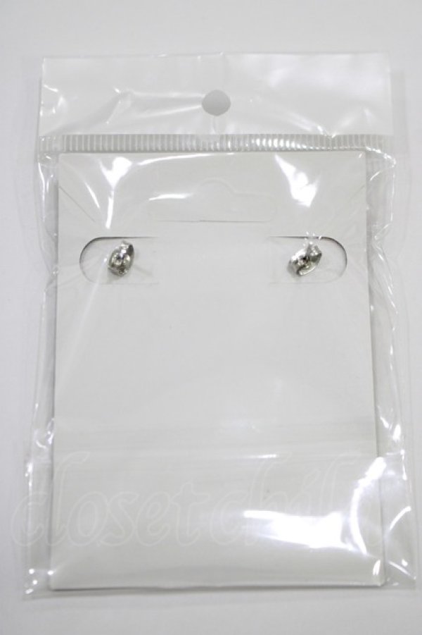 画像3: NieR Clothing / STAINLESSシエルピアス  シルバー H-25-05-14-050-PU-AC-KB-ZH (3)