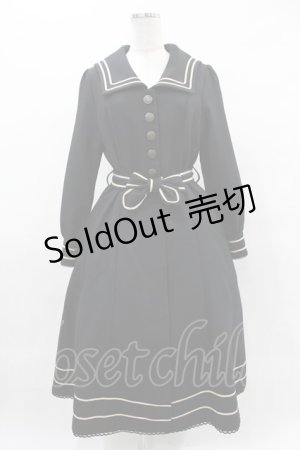 画像: Innocent World / セーラーコートワンピース Ｍ/114.8cm丈 ブラック H-25-05-14-1030-IW-OP-NS-ZH