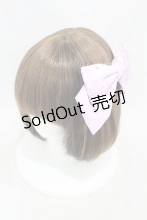 画像: m petit by misako / サンリオキャラクターズコラボ キキララ リボンバレッタ  ラベンダー H-25-05-14-1004-LO-AC-NS-ZH