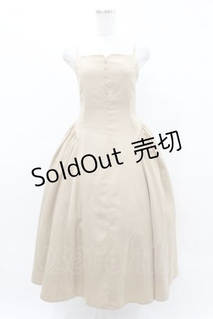 画像: an another angelus / サイドギャザーキャミワンピース Free BEIGE H-25-05-14-1037-CA-TO-NS-ZH