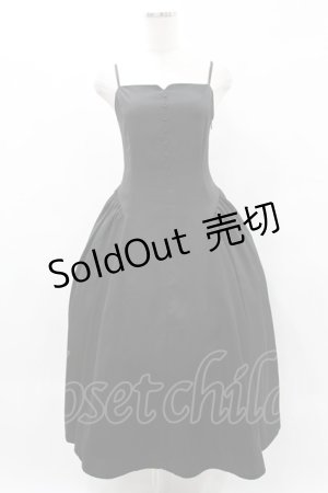 画像: an another angelus / サイドギャザーキャミワンピース Free BLACK H-25-05-14-1038-CA-TO-NS-ZH