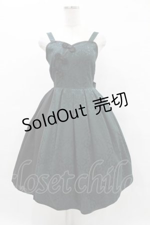 画像: axes femme kawaii / シノワズリジャンパースカート M グリーン H-25-05-14-1039-AX-OP-NS-ZH