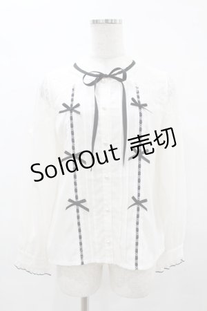 画像: LIZ LISA / レースヨークブラウス Free オフ/ブラック H-25-05-14-1051-LO-BL-NS-ZH