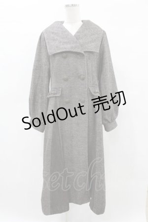 画像: axes femme / セーラー襟クラシカルコート Free ブラウン H-25-05-14-1060-AX-CO-NS-ZT-C029