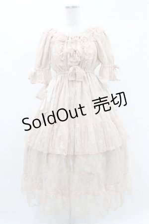 画像: Physical Drop / LIEFコラボ/クリーミーロマンチカレースワンピース Free アイボリー H-25-05-14-1022-LO-OP-NS-ZH