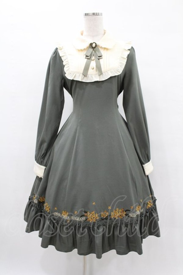 画像1: Amavel / Histoire Osmanthusワンピース Free グリーン H-25-05-14-1029-CA-OP-NS-ZH (1)