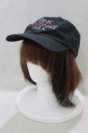 画像: MILK / PINK COSMO CAP  ブラック H-25-05-14-076-ML-AC-KB-ZH