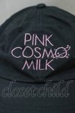 画像2: MILK / PINK COSMO CAP  ブラック H-25-05-14-076-ML-AC-KB-ZH (2)