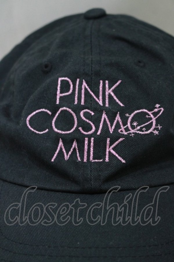 画像2: MILK / PINK COSMO CAP  ブラック H-25-05-14-076-ML-AC-KB-ZH (2)