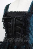 画像5: h.NAOTO / Deep Green Rose Bird Cage Dress  ブラック×グリーン H-25-05-14-001-HN-OP-KB-ZH (5)