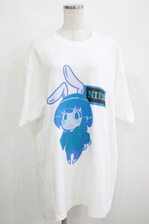 画像: NieR Clothing / プリントCOTTON CUTSEW XL 白 H-25-05-15-034-PU-TO-KB-ZH