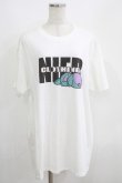 画像1: NieR Clothing / プリントCOTTON CUTSEW XL 白 H-25-05-15-035-PU-TO-KB-ZH (1)