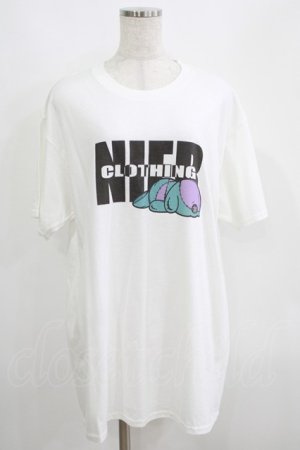 画像: NieR Clothing / プリントCOTTON CUTSEW XL 白 H-25-05-15-035-PU-TO-KB-ZH