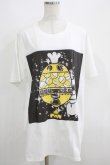 画像1: NieR Clothing / プリント半袖CUTSEW XL 白 H-25-05-15-036-PU-TO-KB-ZH (1)