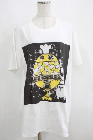 画像: NieR Clothing / プリント半袖CUTSEW XL 白 H-25-05-15-036-PU-TO-KB-ZH