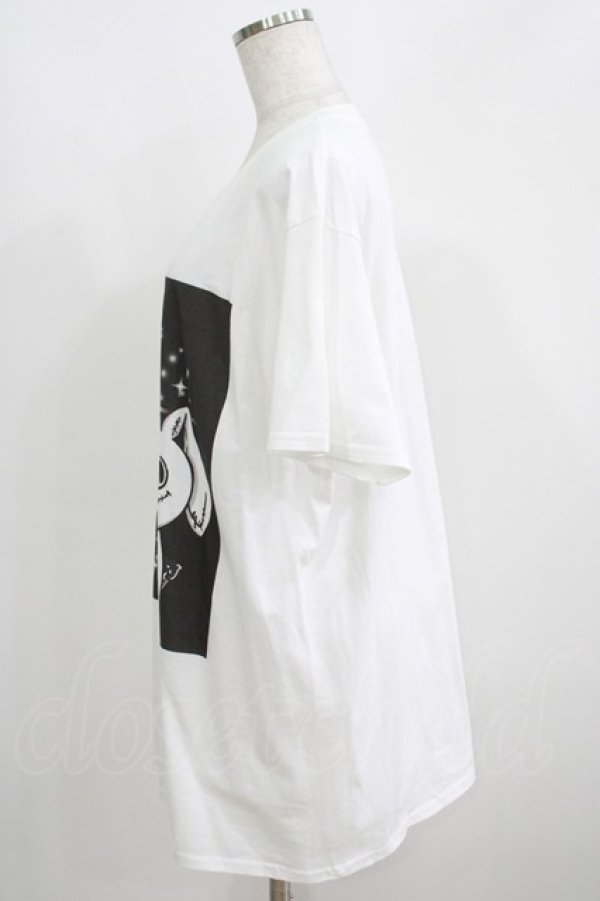画像2: NieR Clothing / プリント半袖CUTSEW XL 白 H-25-05-15-036-PU-TO-KB-ZH (2)
