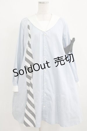画像: ネバアランド / つむじ風の騎士ワンピース  水色 H-25-05-15-004-LO-OP-KB-ZH