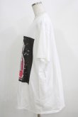画像2: NieR Clothing / プリント半袖CUTSEW XL 白 H-25-05-15-039-PU-TO-KB-ZH (2)