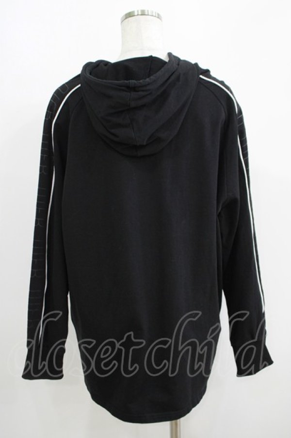画像3: NieR Clothing / ロゴプリントプルパーカー  黒 H-25-05-15-043-PU-TO-KB-ZH (3)