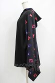 画像2: NieR Clothing / 着物風袖フードシャツ  黒 H-25-05-15-044-PU-BL-KB-ZH (2)