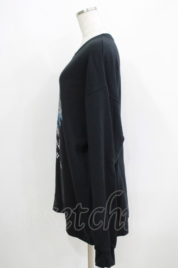 画像2: NieR Clothing / プリントSWEAT  XL 黒 H-25-05-15-047-PU-TO-KB-ZH (2)