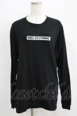 画像1: NieR Clothing / BOX LOGO BLACK CUTSEW M 黒 H-25-05-15-050-PU-TO-KB-ZH (1)