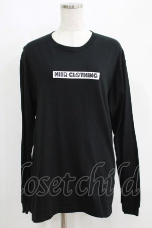 画像: NieR Clothing / BOX LOGO BLACK CUTSEW M 黒 H-25-05-15-050-PU-TO-KB-ZH
