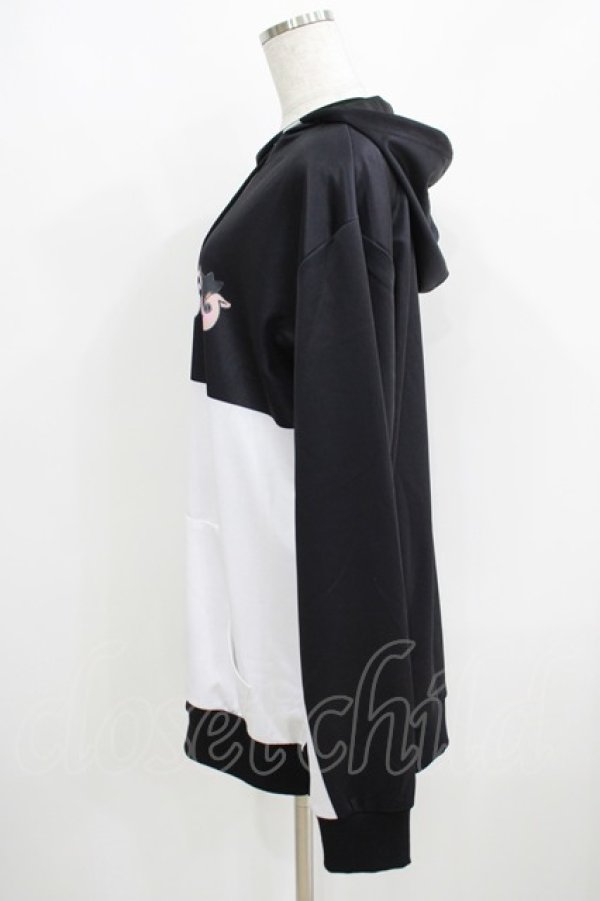 画像2: NieR Clothing / プリントプルパーカー  黒×白 H-25-05-15-052-PU-TO-KB-ZH (2)