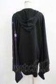 画像3: NieR Clothing / 着物風袖ZIPパーカー  黒 H-25-05-15-055-PU-TO-KB-ZH (3)