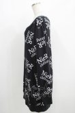 画像2: NieR Clothing / プリントトップス  黒ロゴ H-25-05-15-056-PU-BL-KB-ZH (2)