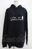 画像1: NieR Clothing / プリントプルパーカー  黒 H-25-05-15-057-PU-TO-KB-ZH (1)