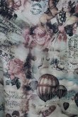 画像4: Ozz oneste / フロント編上プリントワンピース  ブルー H-25-05-15-005-OO-OP-KB-ZH (4)