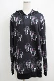 画像1: NieR Clothing / プリントプルパーカー  黒 H-25-05-15-060-PU-TO-KB-ZH (1)