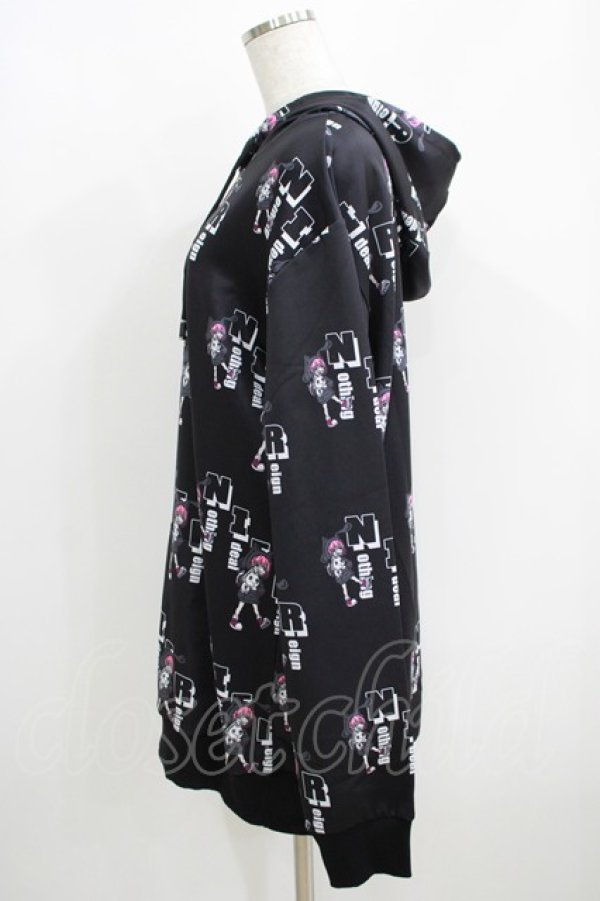 画像2: NieR Clothing / プリントプルパーカー  黒 H-25-05-15-060-PU-TO-KB-ZH (2)