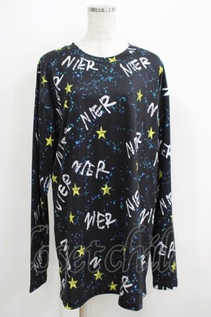 画像: NieR Clothing / プリントトップス  スターロゴ H-25-05-15-062-PU-BL-KB-ZH