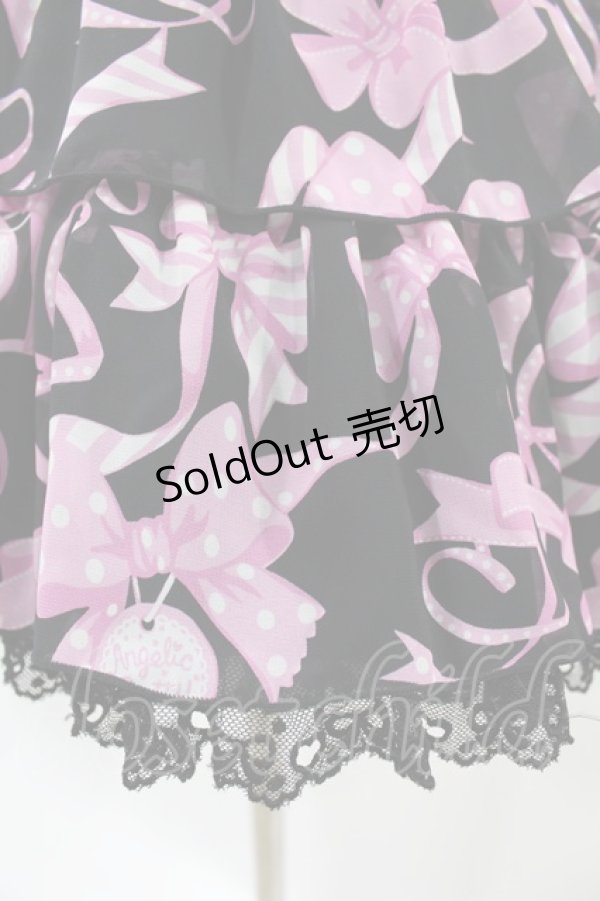 画像4: Angelic Pretty / ラッピングリボンフリルスカート Free ブラック H-25-05-15-1031-AP-SK-NS-ZH (4)