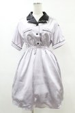 画像1: Ank Rouge / ボウリングシャツワンピース M ラベンダー H-25-05-15-1040-CA-OP-NS-ZH (1)