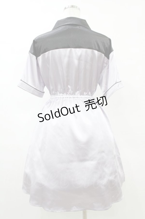 画像2: Ank Rouge / ボウリングシャツワンピース M ラベンダー H-25-05-15-1040-CA-OP-NS-ZH (2)