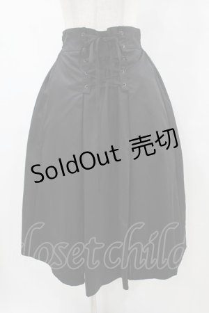 画像: axes femme / レースアップスカート M ブラック H-25-05-15-1044-AX-SK-NS-ZH