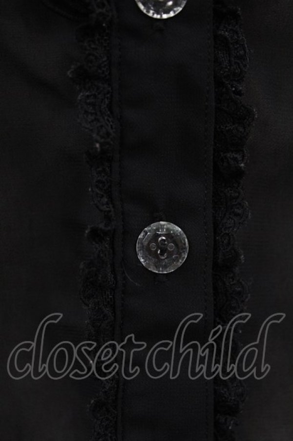 画像3: Angelic Pretty / ドールシルエット共フリルブラウス Free ブラック H-25-05-15-1055-AP-BL-NS-ZH (3)