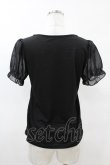 画像2: Ank Rouge / キャットプリントTe M ブラック H-25-05-15-1060-CA-TS-NS-ZH (2)