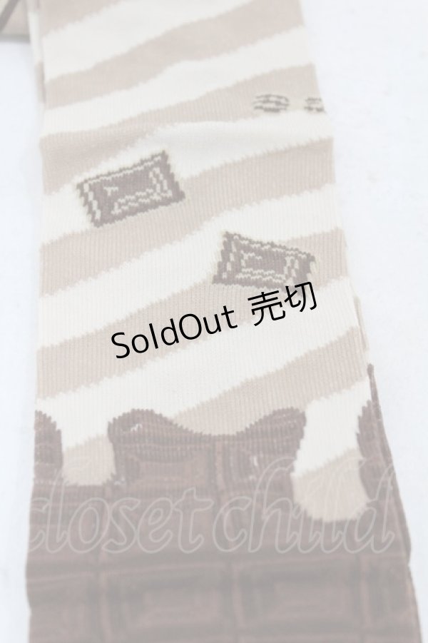 画像2: Angelic Pretty / Bear’s Chocolaterieオーバーニー  ブラウン H-25-05-15-1012-AP-ZA-NS-ZH (2)