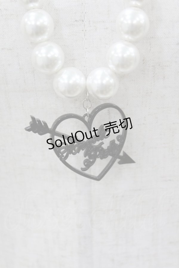 画像1: Angelic Pretty / Dolly Heartネックレス  ブラック H-25-05-15-1014-AP-AC-NS-ZH (1)