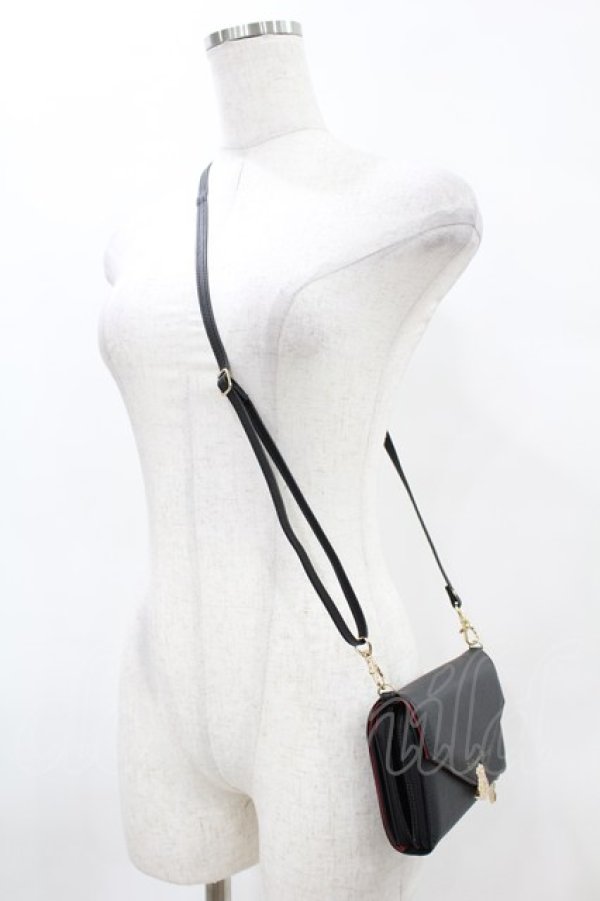 画像2: ALICE and the PIRATES / A/PウォレットBAG  ブラック H-25-05-15-1015-PA-BG-NS-ZH (2)