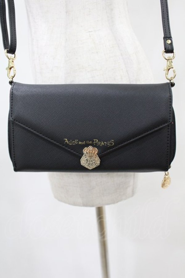 画像3: ALICE and the PIRATES / A/PウォレットBAG  ブラック H-25-05-15-1015-PA-BG-NS-ZH (3)