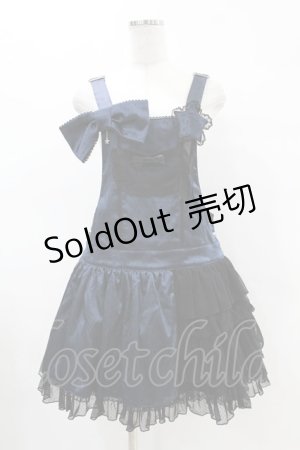 画像: Angelic Pretty / スタアナイトサロペット Free ネイビー H-25-05-15-1020-AP-OP-NS-ZH
