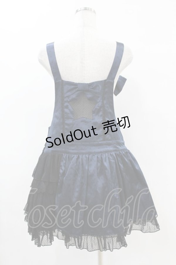 画像2: Angelic Pretty / スタアナイトサロペット Free ネイビー H-25-05-15-1020-AP-OP-NS-ZH (2)