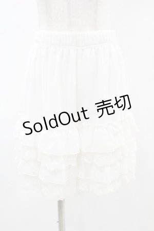 画像: axes femme POETIQUE / レースフリルペチパンツ M オフ H-25-05-15-1024-AX-PA-NS-ZH