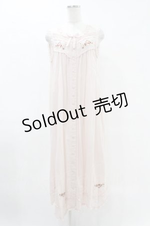 画像: PINK HOUSE / 刺繍ワンピース FREE ピンク H-25-05-15-1025-LO-OP-NS-ZH